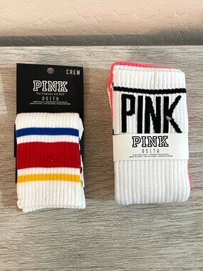 New Victoria's Secret PINK Socks 3 Pair